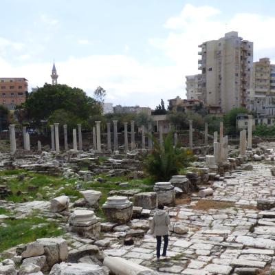 Ruines et ville